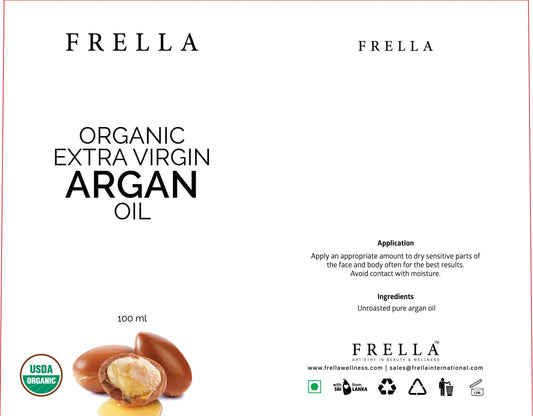Frella Moroccan Argan Oil Anti-aging formula 100ml Purto Services