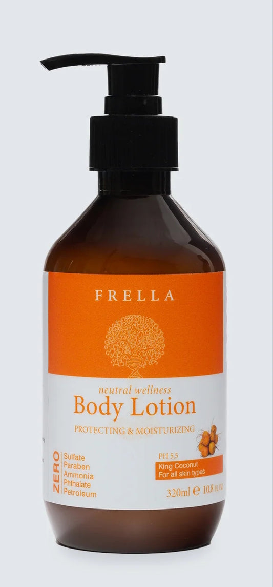 frella king coconut body lotion 320ml
