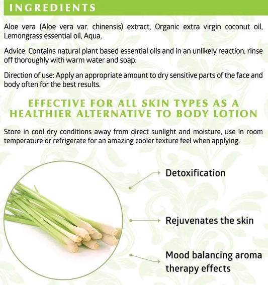 Frella Lemongrass Body Custard Frella Canada