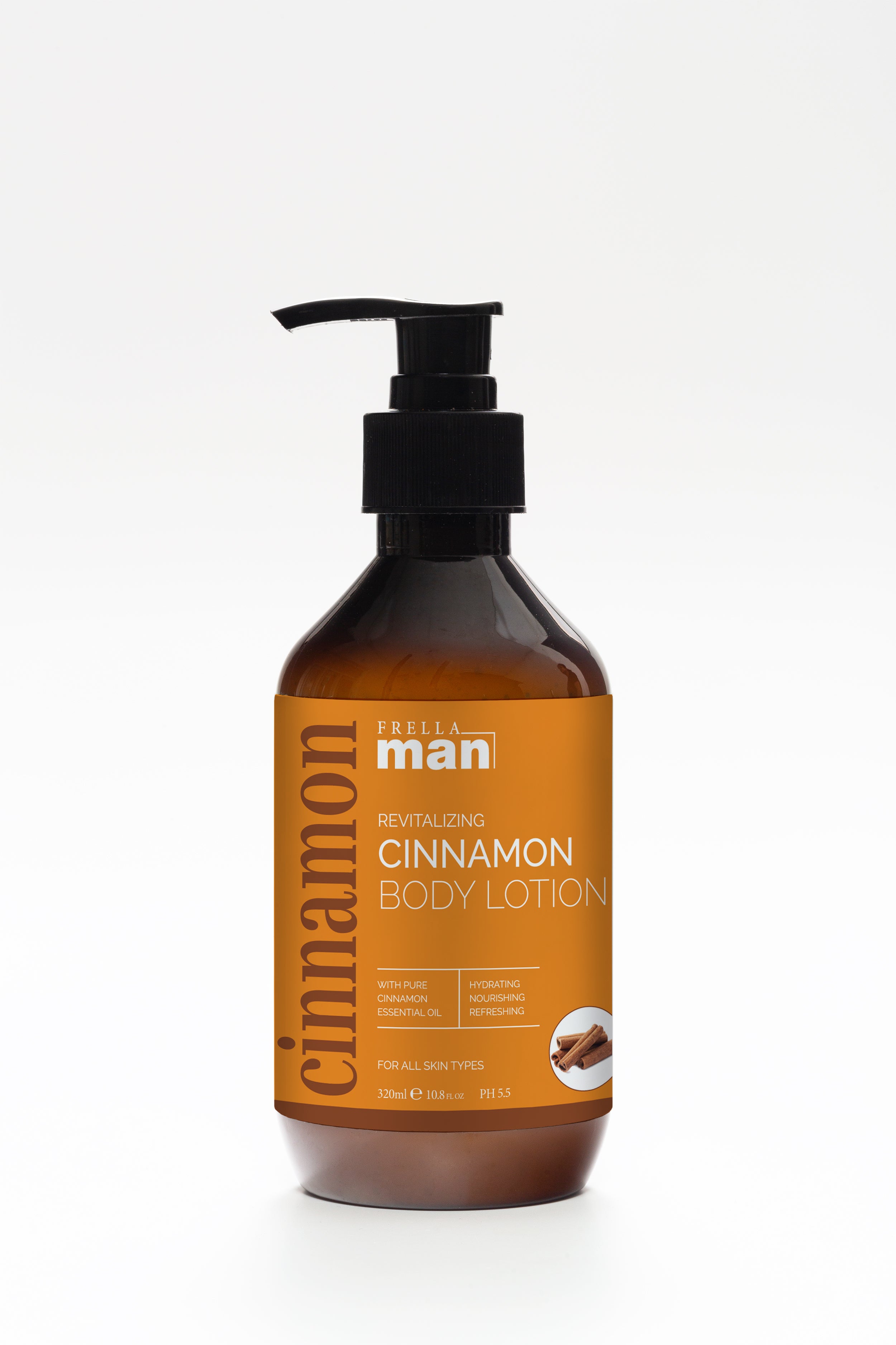 Frella Cinnamon Body Lotion | Hydrating Natural Nourishment