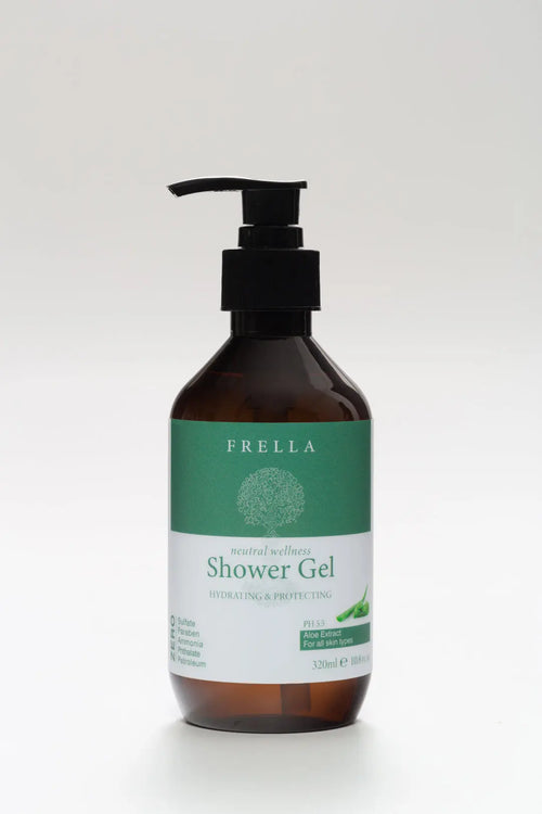 plant based aloe vera shower gel frella skincare