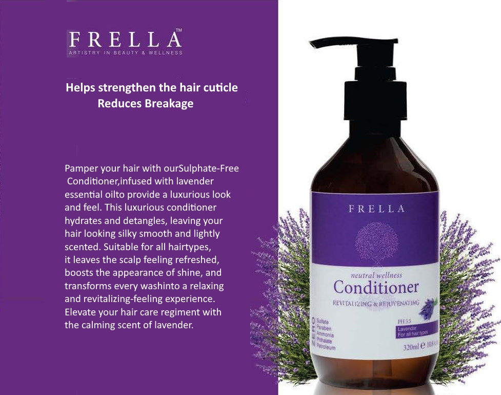 Frella Lavender Shampoo & Conditioner Duo 320ml Frella Canada