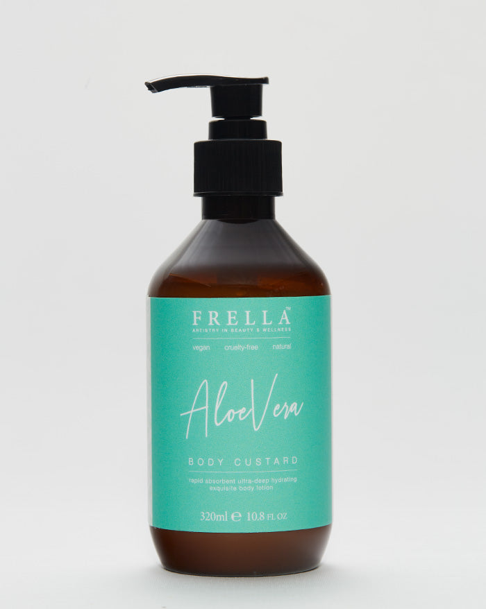 natural aloe vera moisturizing custard frella