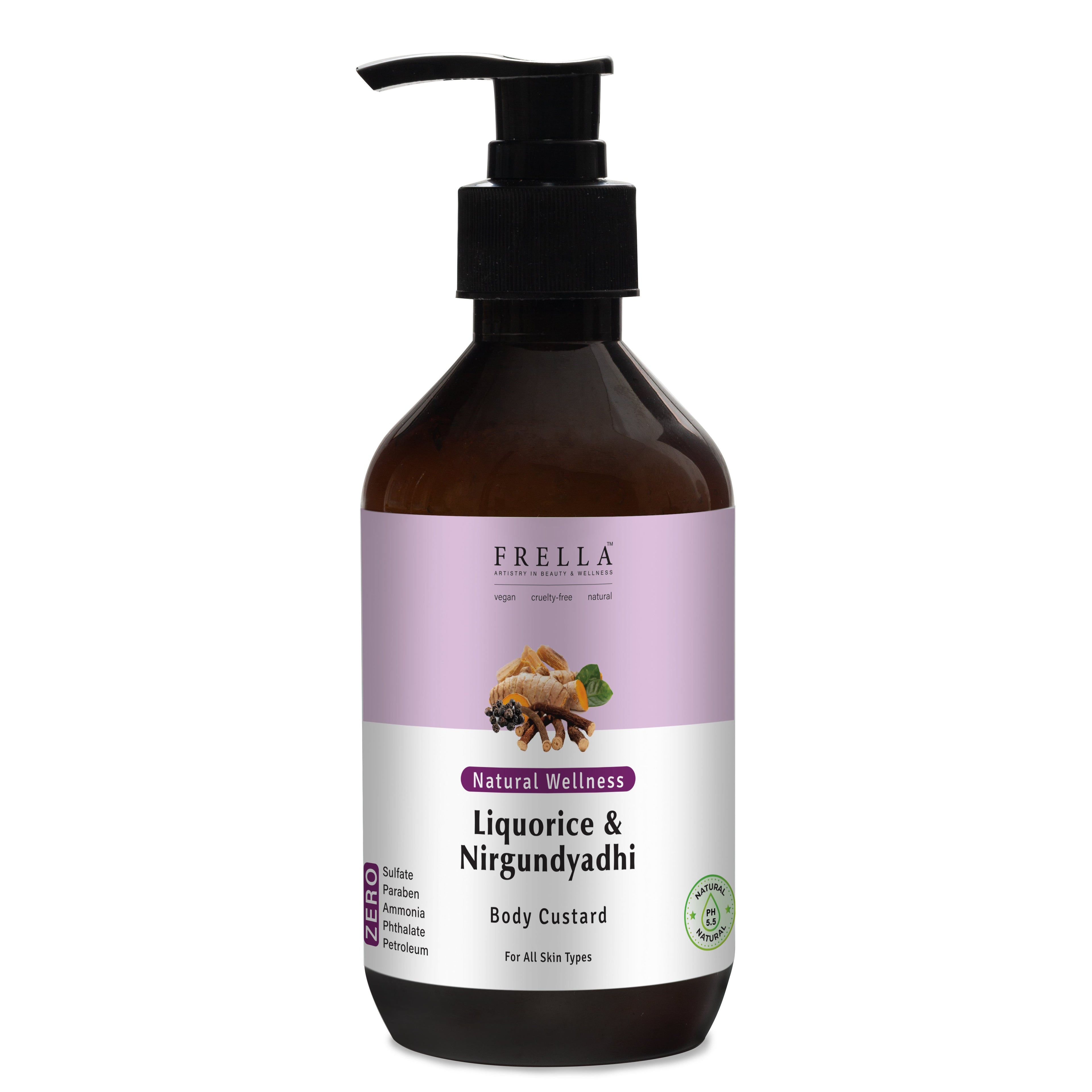 Frella Liquorice Body Custard -320ml Frella Canada - Purto Services
