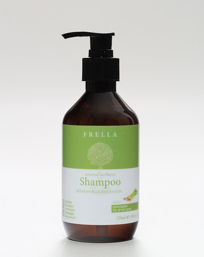frella plant based shampoo with lemongrass