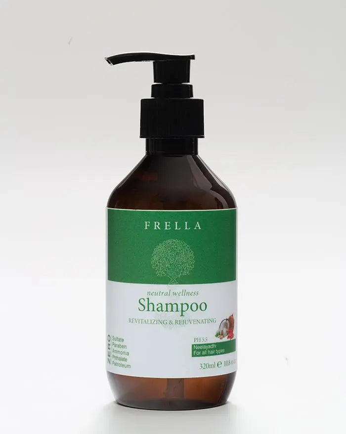 frella neelyadhi shampoo with herbal oil 320ml bottle