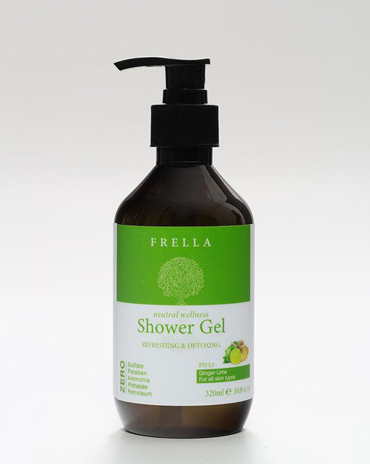 Sulfate Free Shower Gel with Ginger & Lime Essential Oil