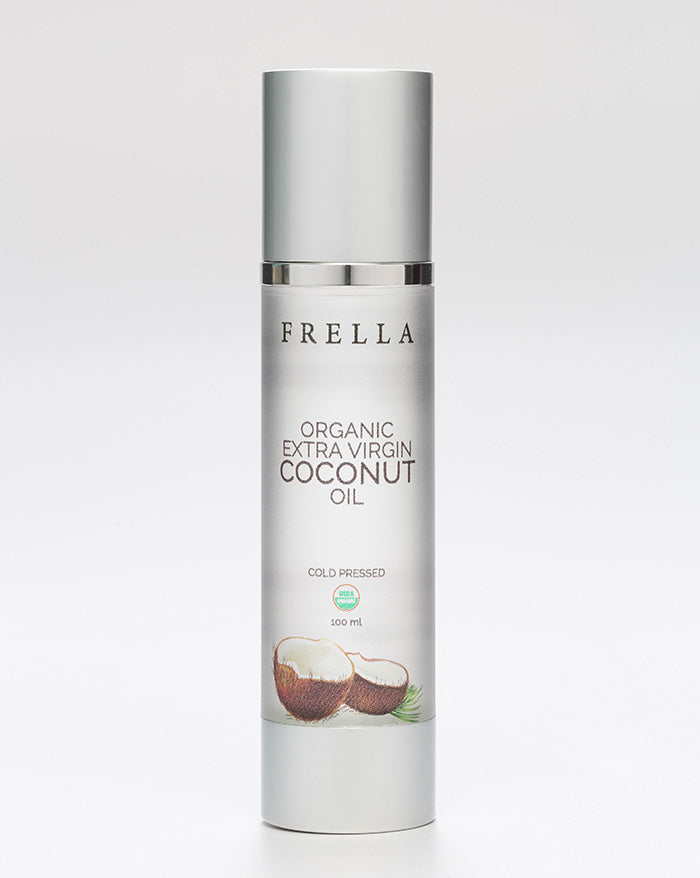 natural coconut oil for hair and skin frella