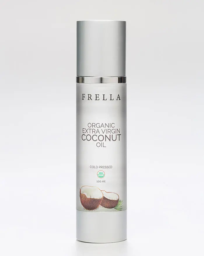 natural coconut oil for hair and skin frella