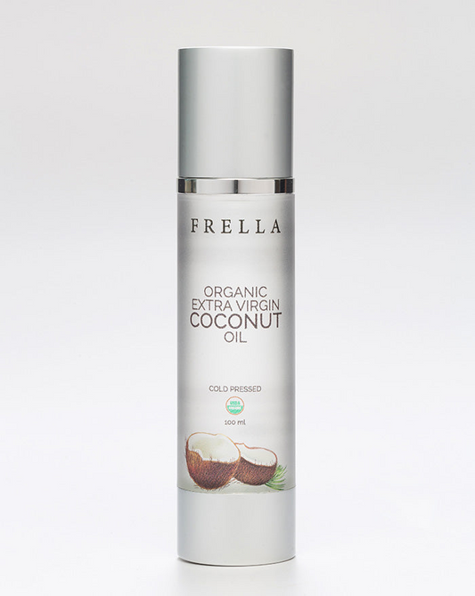 natural coconut oil for hair and skin frella