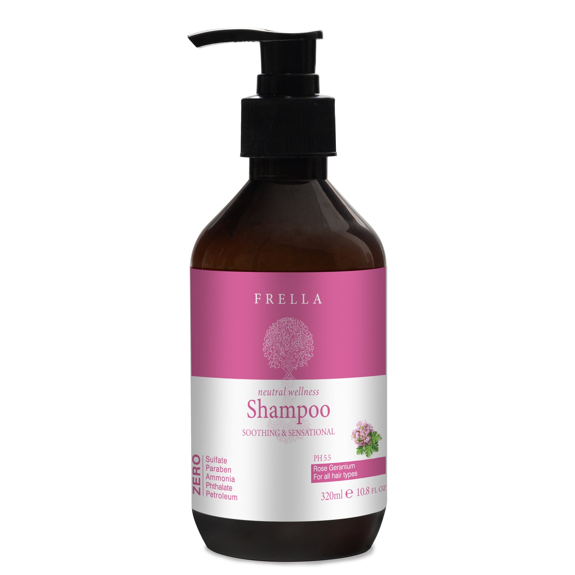 natural sulfate free rose geranium shampoo