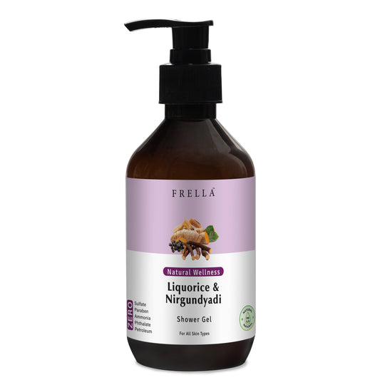 frella licorice and nirgundayadhi shower gel 320ml