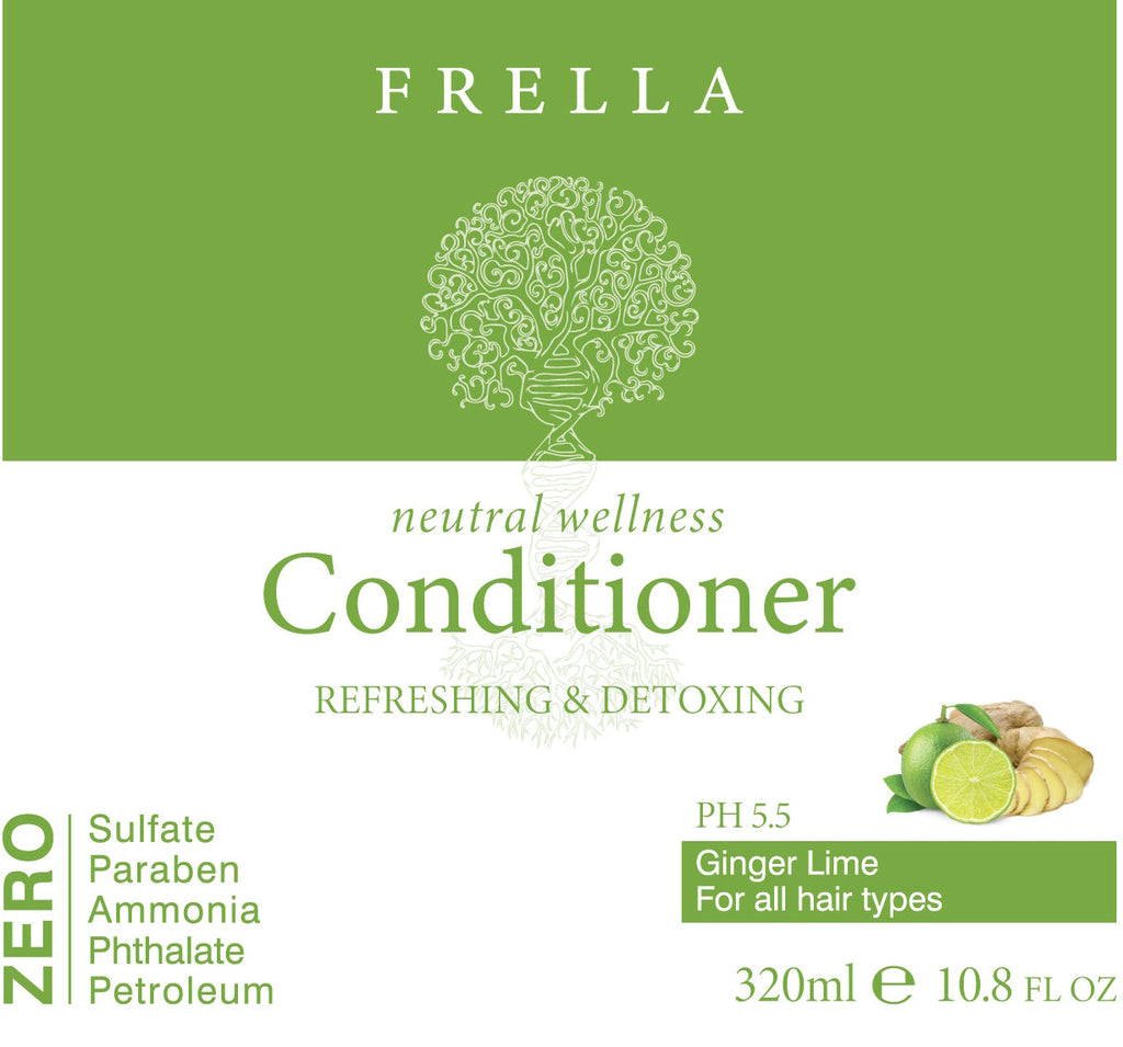 Frella Ginger & Lime Conditioner with Essential Oil Frella Canada