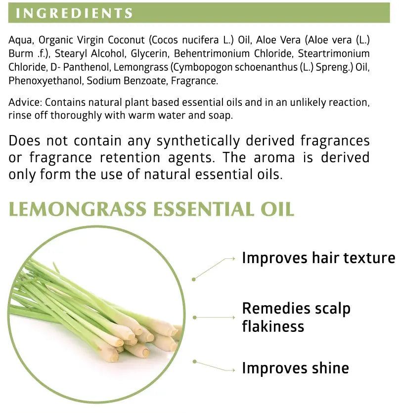 Frella Lemongrass Conditioner with Essential Oil Frella Canada