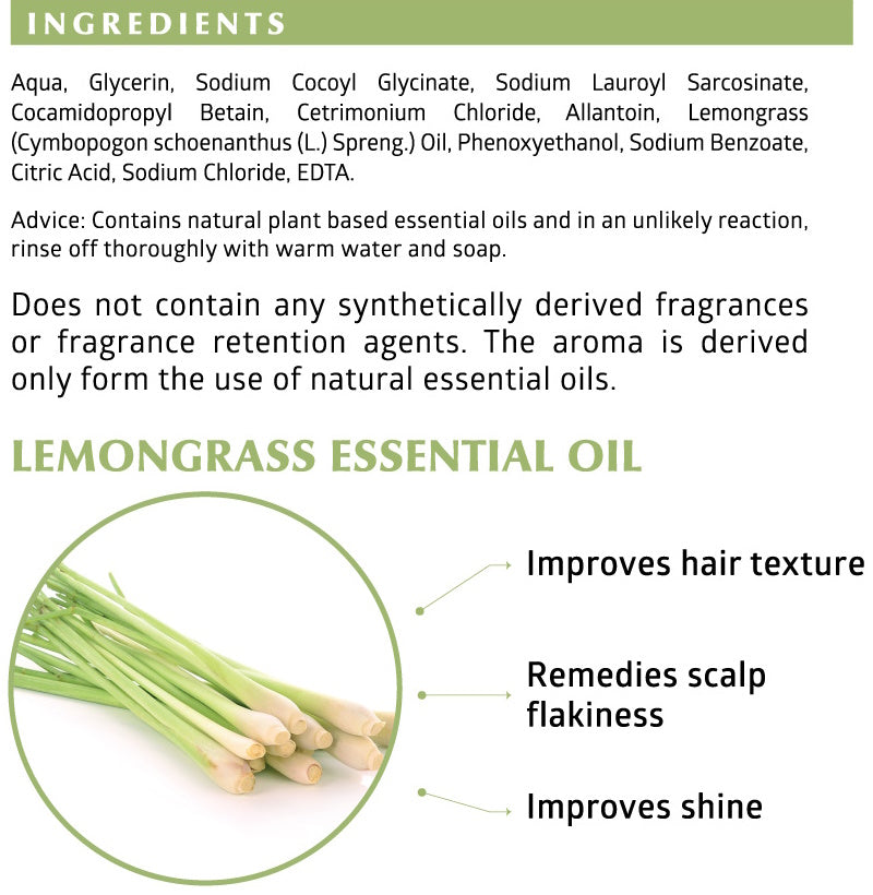 Frella Lemongrass Shampoo 320ml Purto Services