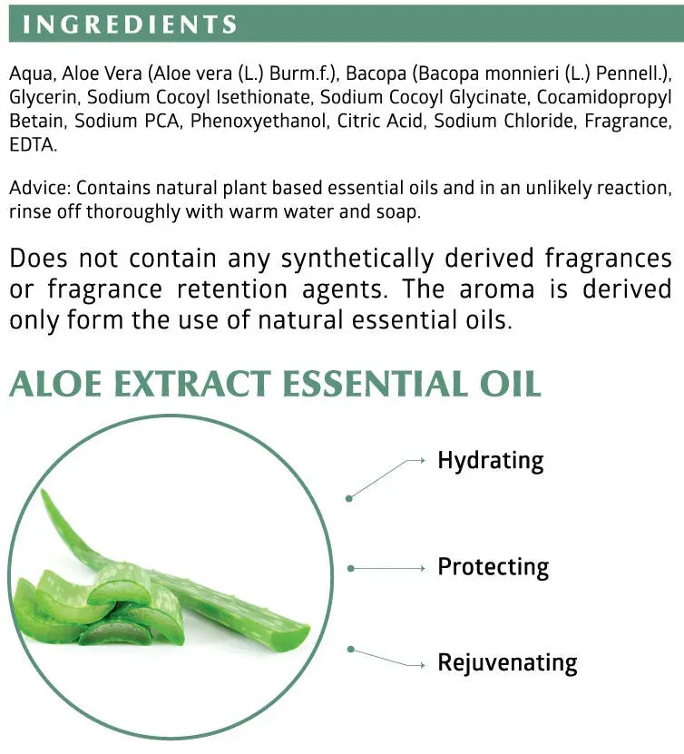Frella Aloe Shower Gel with Aloe Vera Extract Frella Canada