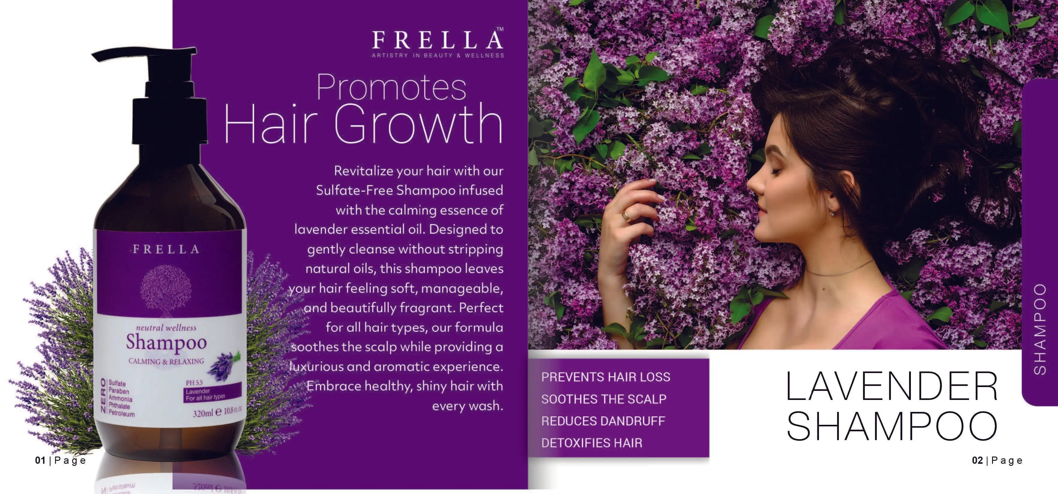 Frella Lavender Shampoo with Essential Oil My Store