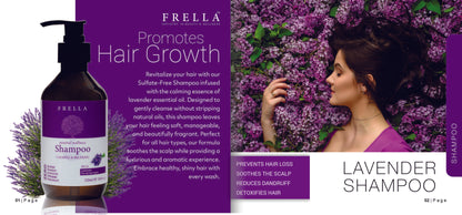 Frella Sulfate Free Shampoo with Lavender Essential Oil
