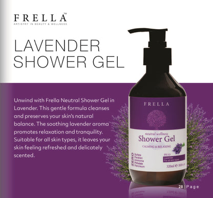 Sulfate Free Shower Gel with Lavender Essential Oil