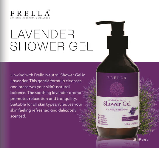 Sulfate Free Shower Gel with Lavender Essential Oil