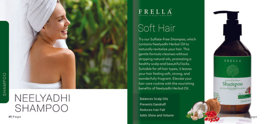 Frella Sulfate Free Shampoo with Neelyadhi Herbal Oil