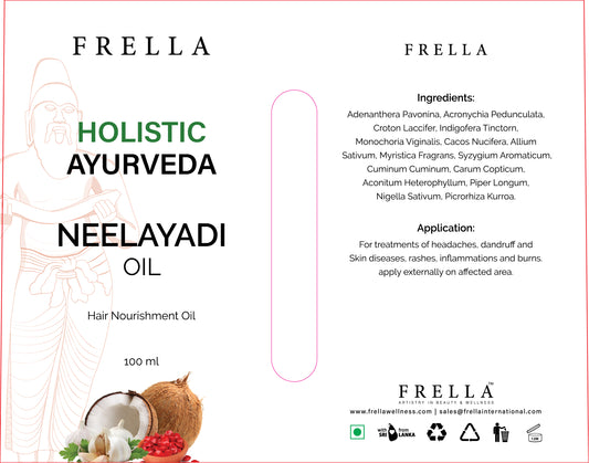 Neelyadhi Hair Darkening, Growth & Strengthening Oil 30ml/100ml