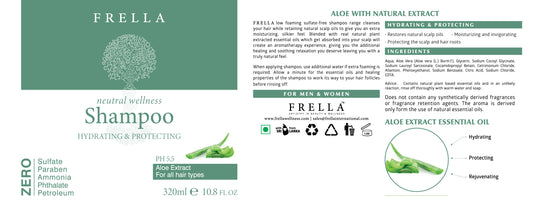 Frella Sulfate Free Shampoo with Aloe Vera Extract
